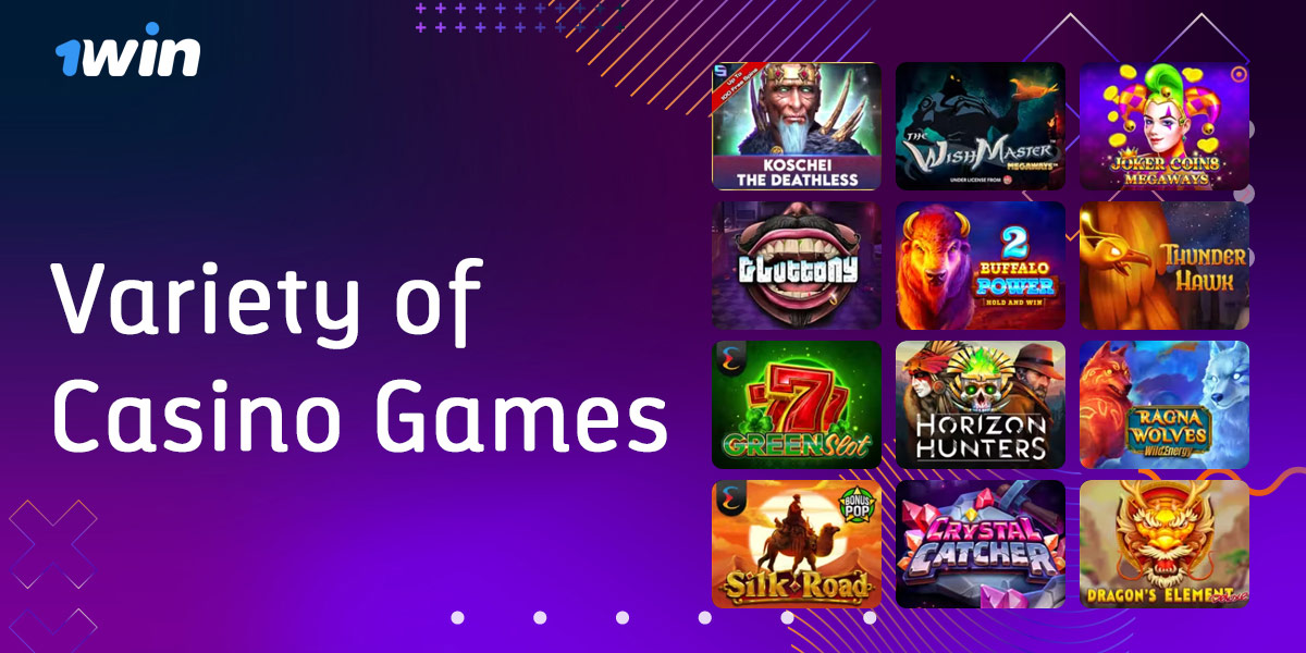 Delve into the Wide Range of 1Win Casino Games